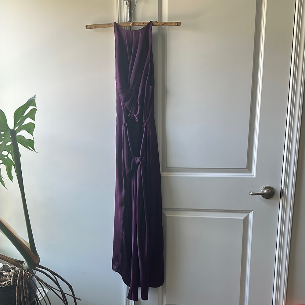Elegant Purple Evening Gown